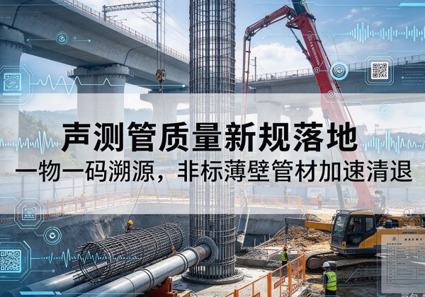 凤阳声测管质量新规落地，一物一码溯源，非标薄壁管材加速清退