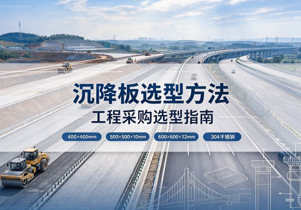 凤阳沉降板选择方法